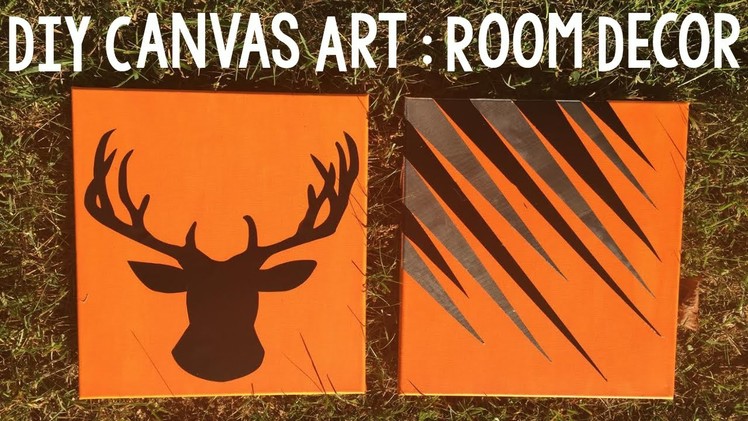 DIY Canvas Art | DIY Room Decor