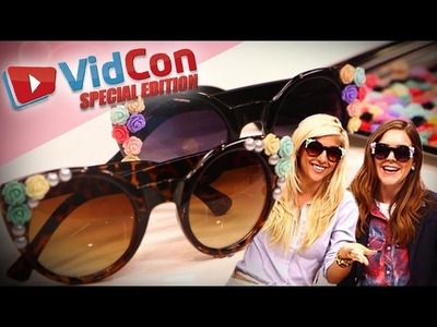 DIY Embellished Sunglasses with Evelina Barry | Designer DIY LIVE from VidCon