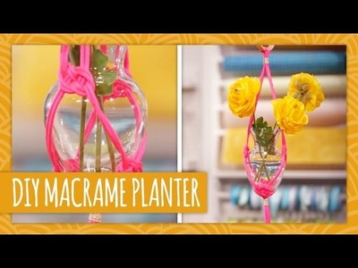 DIY Macrame Planter - HGTV Handmade