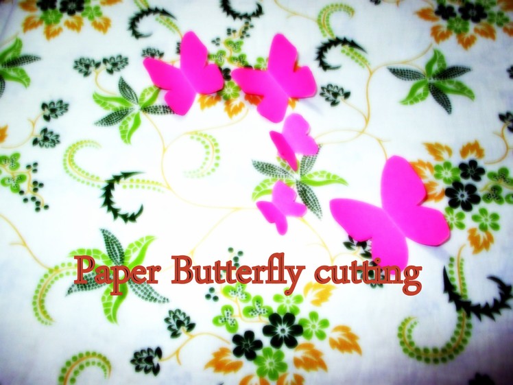 DIY Paper Crafts ✿ ✿ How to make a paper Butterfly for WALL Decoration ✿