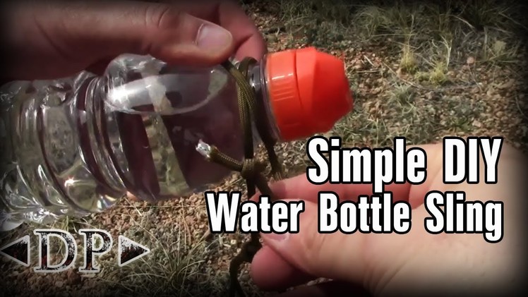 DIY Paracord Water Bottle Sling