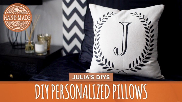 DIY Personalized Pillows - 3 Ways! - HGTV Handmade