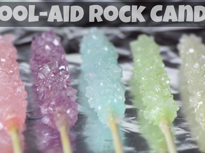 DIY Rock Candy with Kool-Aid - Grow Crystals. Sugar Sticks How To