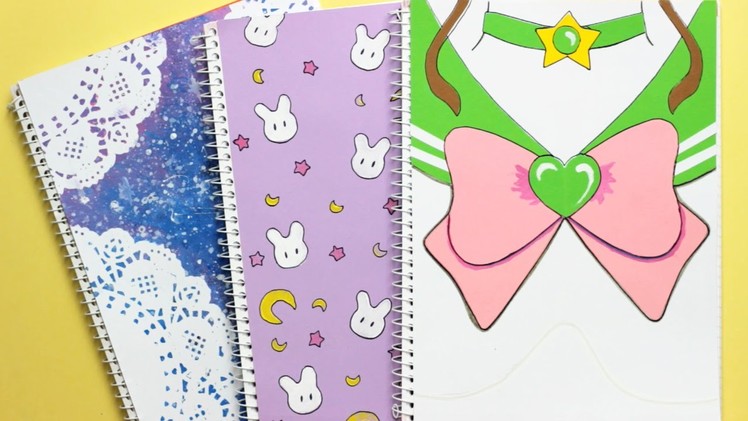 DIY: Sailor Moon Notebook Covers | Back to School