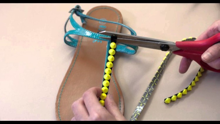 DIY Summer Shoes Part 4: The Studded Sandal - Mjtrim.com