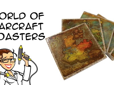 DIY World of Warcraft Coasters: Crafty McFangirl Tutorial