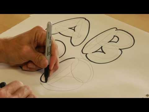 Drawing Lessons : How to Draw Bubble Letters