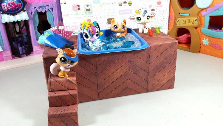 Easy DIY Custom LPS Doll Accessories: How to Make a Tiny Hot Tub Spa Jacuzzi