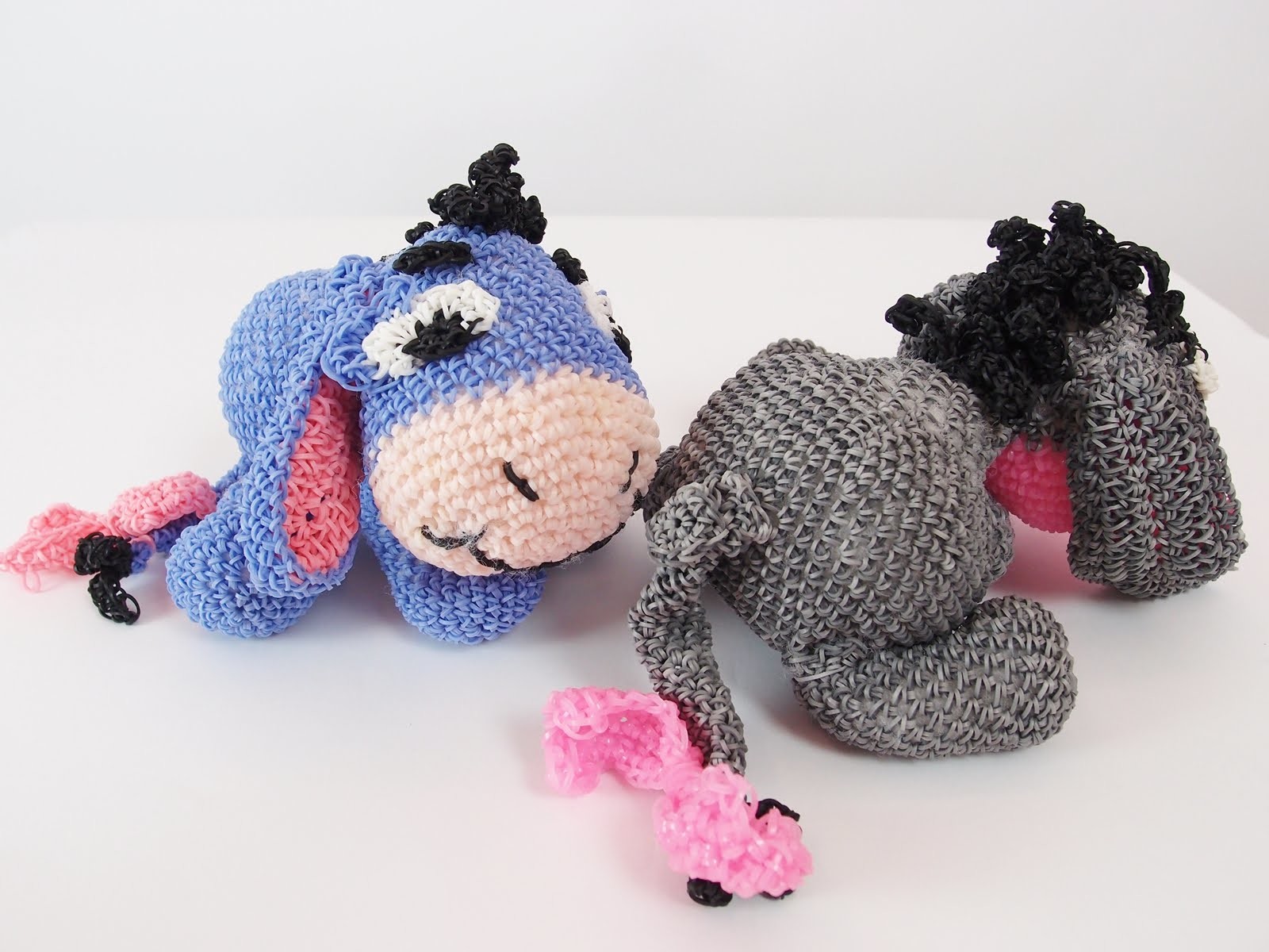 Eeyore,Rainbow,Loom,Bands,Amigurumi,Loomigurumi,Hook,Only,Tutorial,Part,3,o...