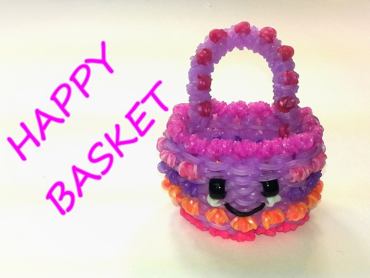 Happy Basket Tutorial by feelinspiffy (Rainbow Loom)