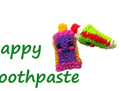 Happy Toothpaste Tutorial by feelinspiffy (Rainbow Loom)