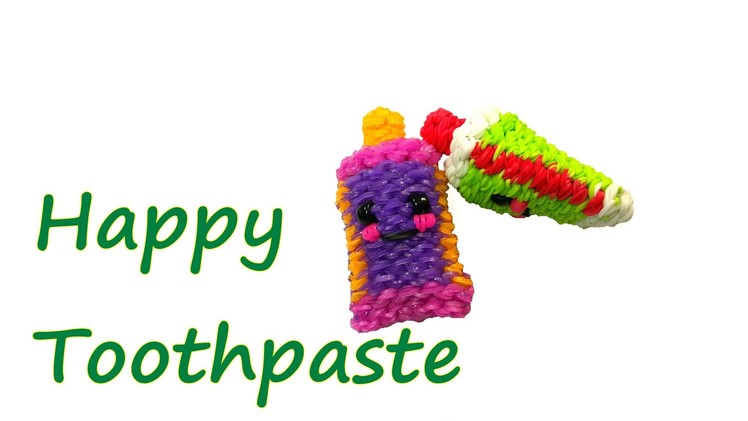 Happy Toothpaste Tutorial by feelinspiffy (Rainbow Loom)