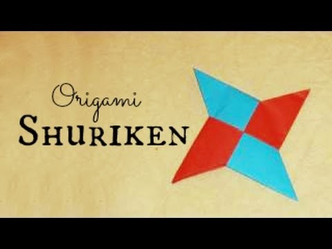 (HD) Shuriken.Ninja Star Origami Instructions