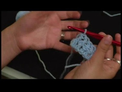 How to Crochet a Basket Weave Pattern : Finishing Row 2 of Basket Weave Crochet Pattern