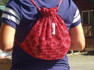 How to crochet a mini backpack