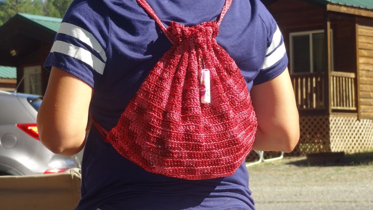 How to crochet a mini backpack