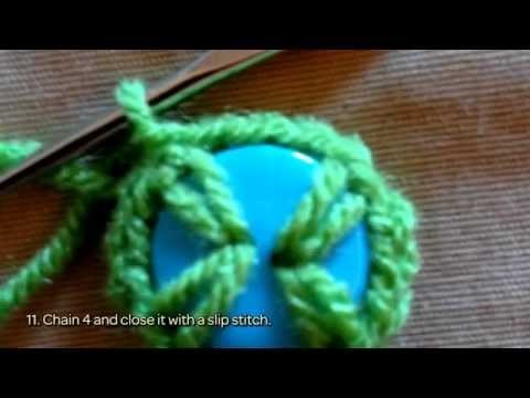 How To Crochet Easy And Cute Button Flowers - DIY Crafts Tutorial - Guidecentral