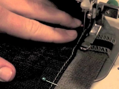 How to Hem Jeans with Leaving the Original Hem