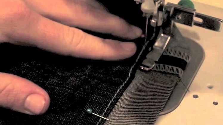 How to Hem Jeans with Leaving the Original Hem