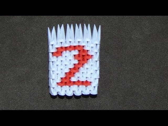 How To Make a 3D Origami Number 2