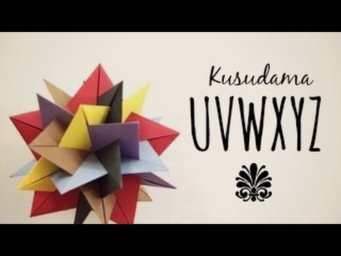 How to make a Kusudama UVWXYZ (Francesco Mancini)