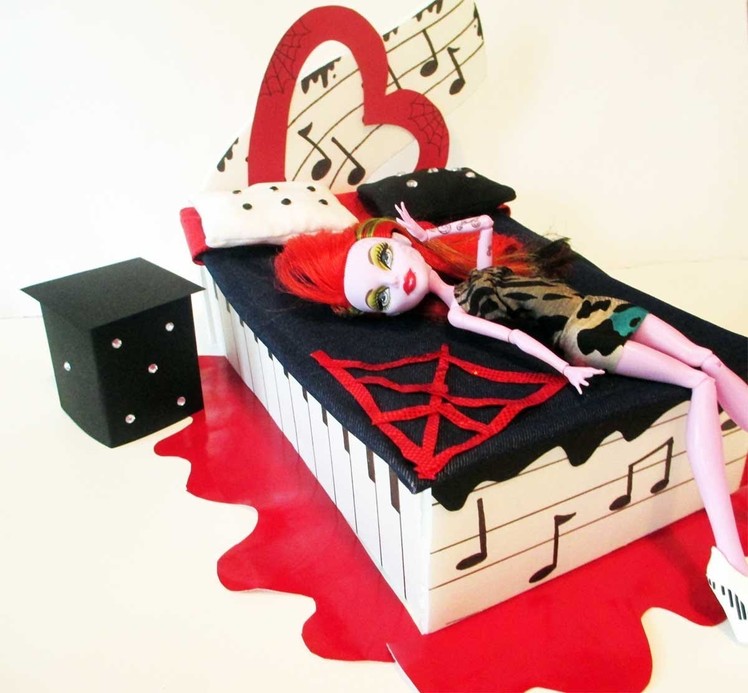 How to make a Operetta Doll Bed Tutorial. Monster High