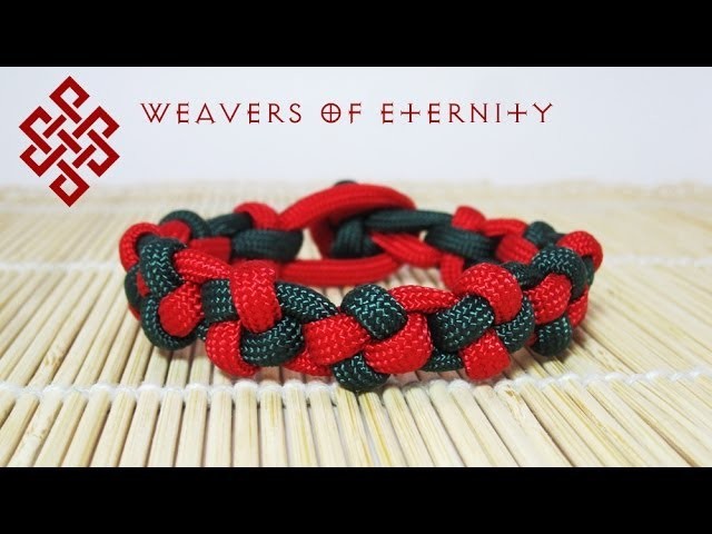 How to Make a Paracord Cross Knot Bracelet Tutorial
