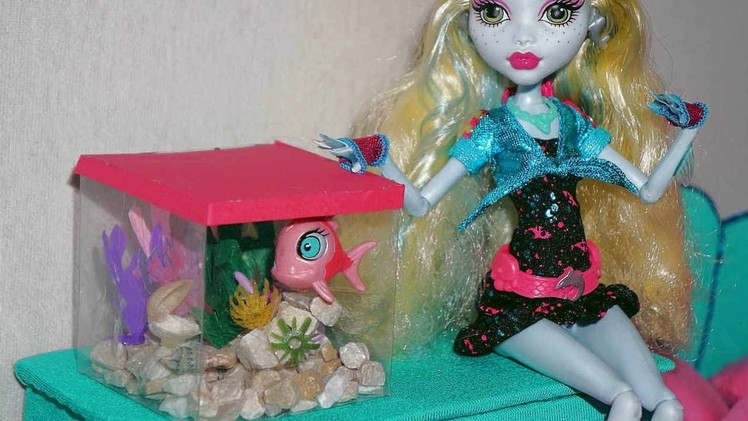How to make an aquarium for dolls Monster High, Barbie, etc