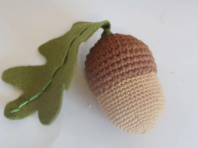 How To Make Crocheted Children's Toy Acorn - DIY Crafts Tutorial - Guidecentral