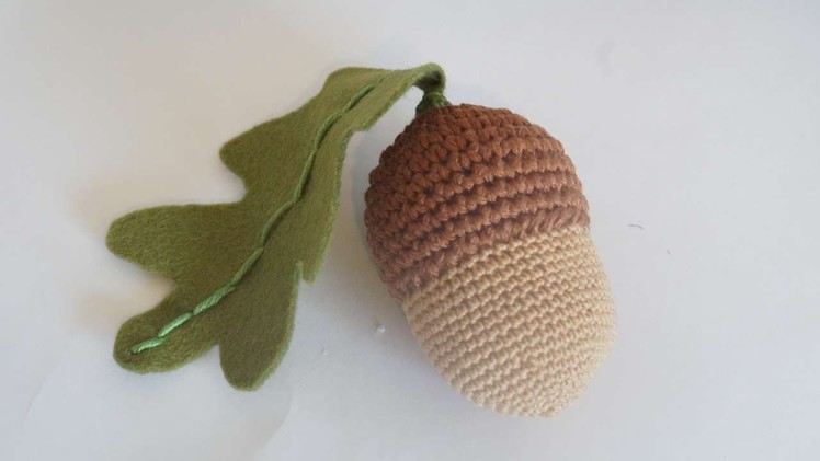 How To Make Crocheted Children's Toy Acorn - DIY Crafts Tutorial - Guidecentral