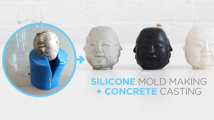 How to make silicone molds for casting concrete
