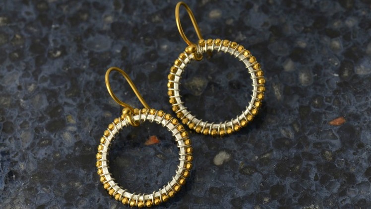 Jewelry How To - Make Sunburst Earrings