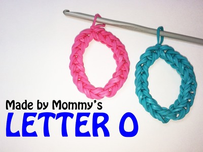 Letter O or Number Zero 0 Charm Without the Rainbow Loom