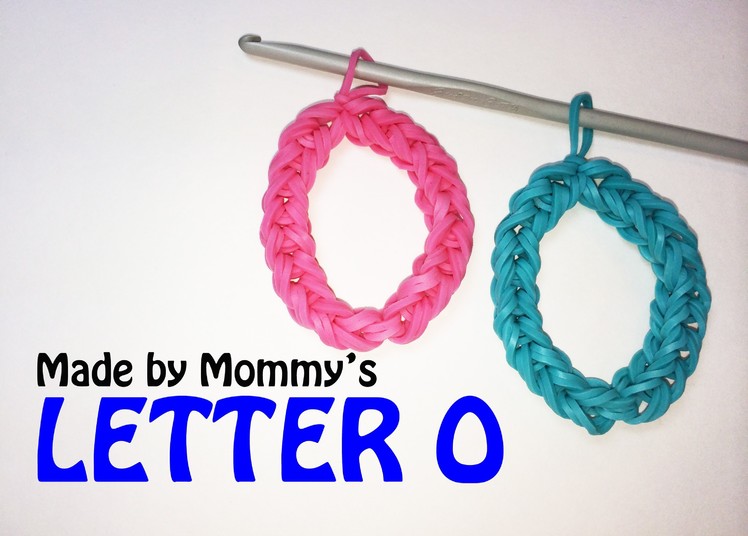 Letter O or Number Zero 0 Charm Without the Rainbow Loom