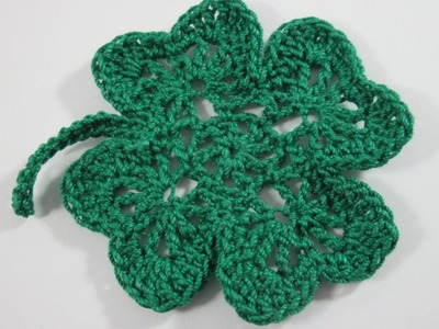 Make a Crocheted Four Leaf Clover - DIY Crafts - Guidecentral