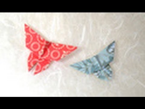 Origami Butterfly Instructions: www.Origami-Fun.com