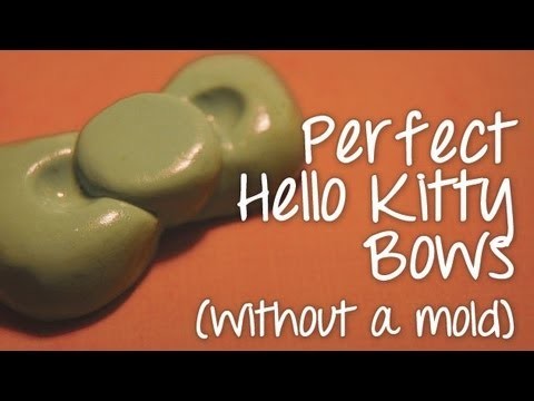 Perfect Hello Kitty Bows (without a mold)