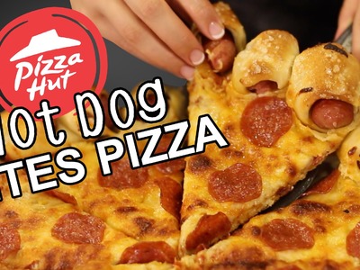 Pizza Hut Hot Dog Bites Crust Recipe Remake  |  HellthyJunkFood