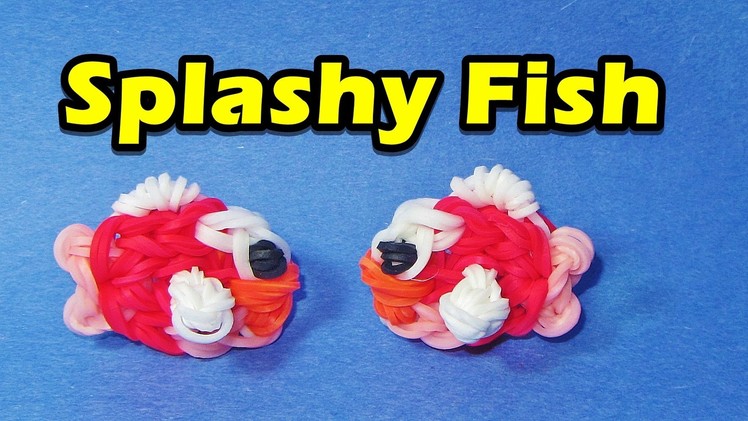 Rainbow Loom FISH (Splashy Fish) Charm (Easy, Flappy Bird, Gumičky návod)