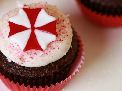 RESIDENT EVIL CHOCOLATE PEPPERMINT CUPCAKES - NERDY NUMMIES