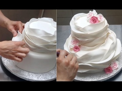 Ruffle Cake- How To - Como Hacer Una Torta Hermosa
