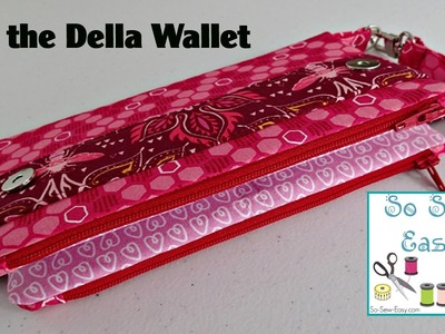 Sew the Della Wallet Clutch Bag
