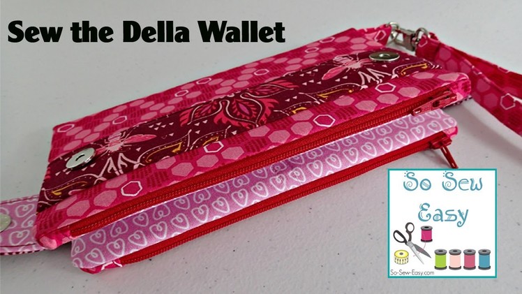 Sew the Della Wallet Clutch Bag
