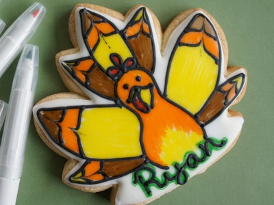 Thanksgiving cookie project - cookie decorating