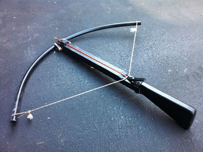 The Best homemade crossbow you'll ever find, Goes through plywood