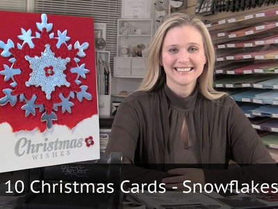 10 cards in 20 Minutes - Festive Flurry Christmas