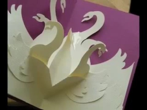 12 Days of Christmas Easy to Make Kirigami Pop-up Cards