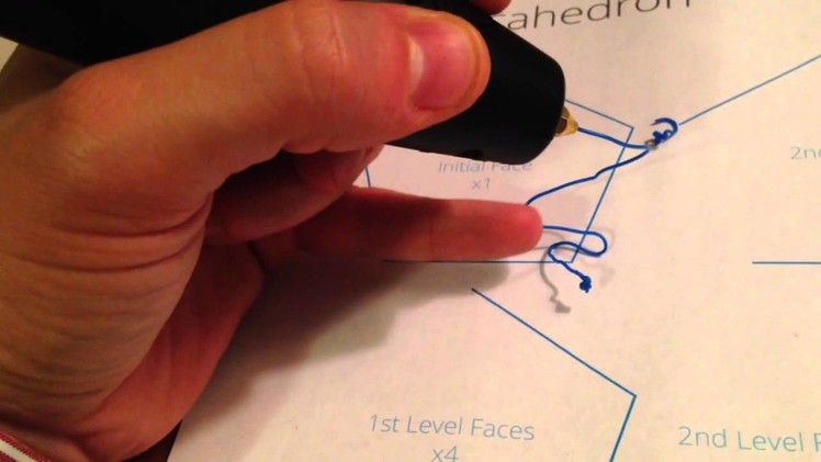 3Doodler first object, dodecahedron