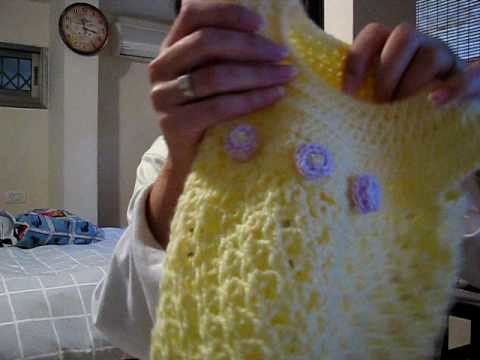 Baby dress with solomo's knot