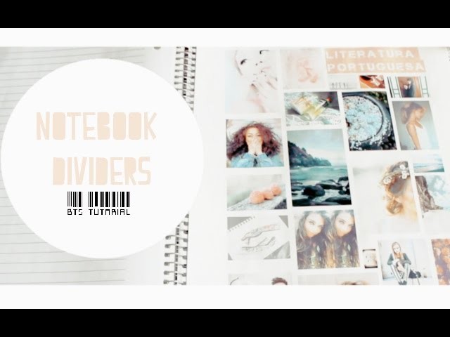 Back To School: Notebook Dividers DIY | Epiphany